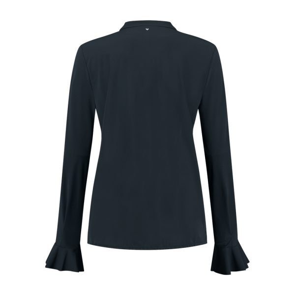 HELENA HART BLOUSE RUCHE 7257 MARINE