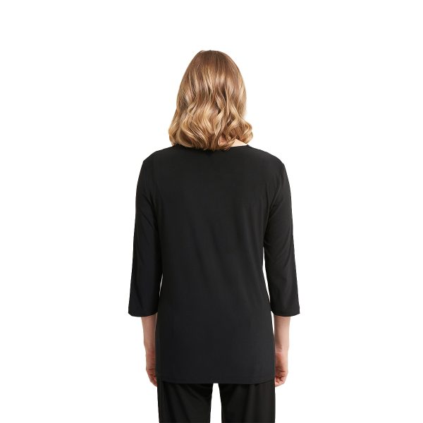 JOSEPH RIBKOFF BLOUSE 213568 ZWART