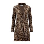 HELENA HART BLAZER VELOUR LANG PRINT BENGA 7489BEN CAMEL