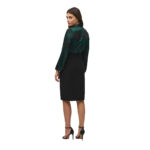 Joseph Ribkoff Jurk 244128 Absolute Green/Black